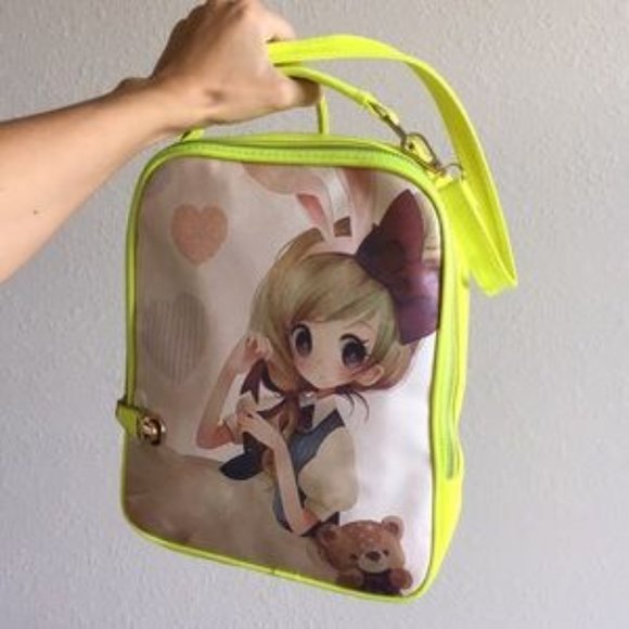 Handbags - Neon Anime Harajuku Kawaii Bunny Girl Backpack